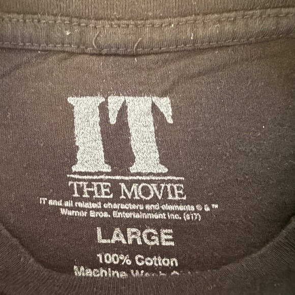 It Pennywise Aren't You Gonna Say Hello? Horror Shirt Mens Size L - Picture 3 of 6